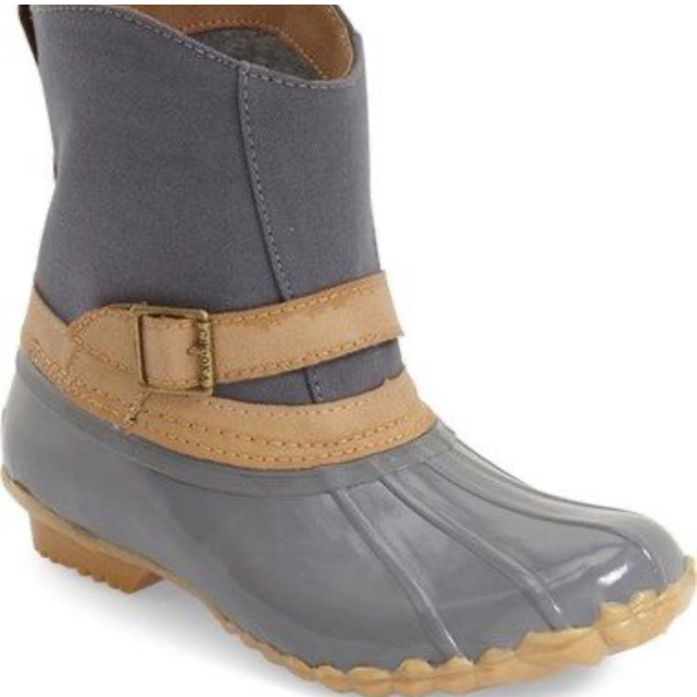 Chooka | Women’s Gray and Tan Rain/Waterproof Boots | 7